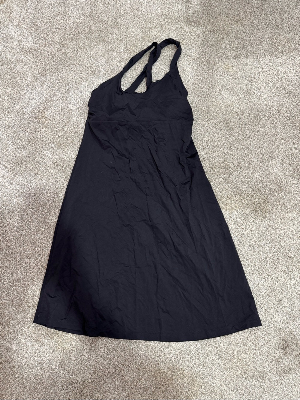 Black Built In Bra Summer Dress